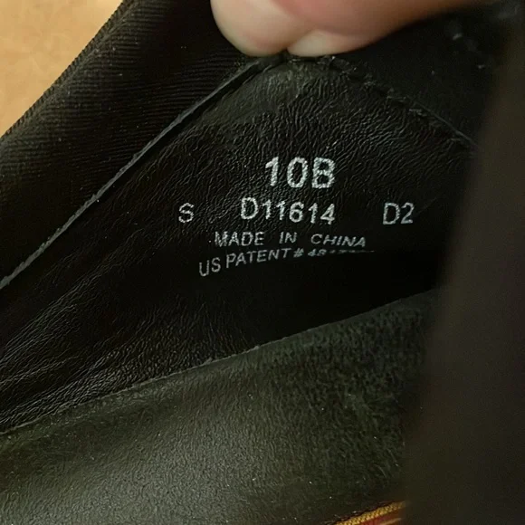 COLE HAAN country Leather slide Black sneaker Women 10 Nike air Bottom Clog - Picture 7 of 11